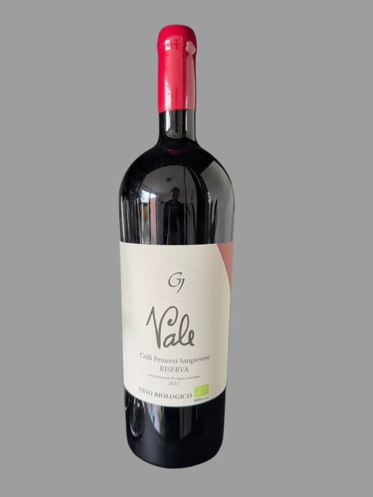 Wijn rood biologisch "Vale" Magnum fles 1,5 liter - Sangiovese, montepulciano, merlot, lacrima - 14,5%